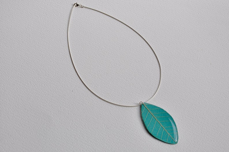 Handmade Leaf Pendant-Large