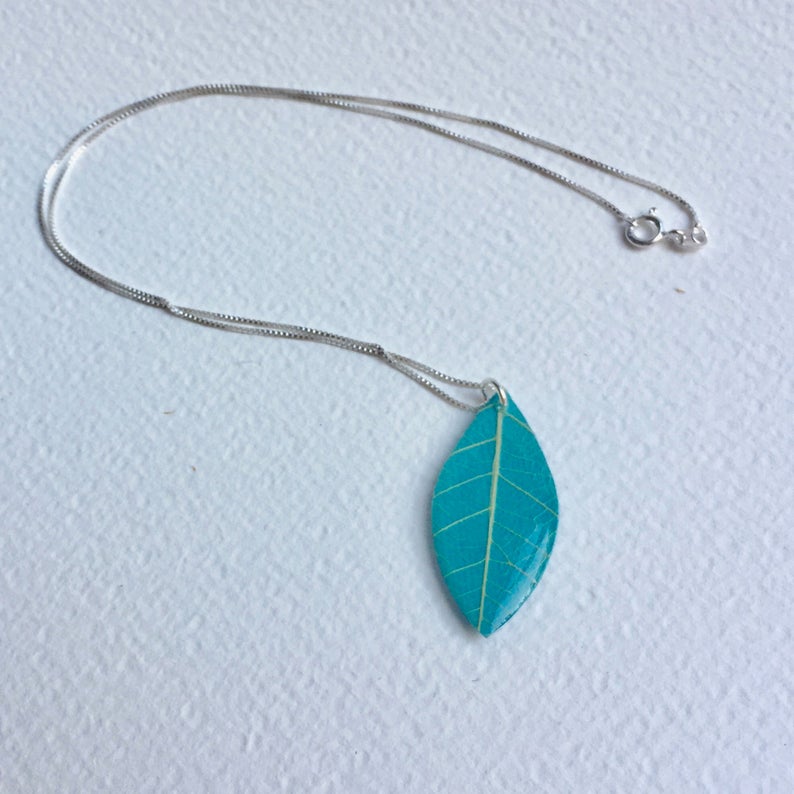 Handmade Leaf Pendant-Medium