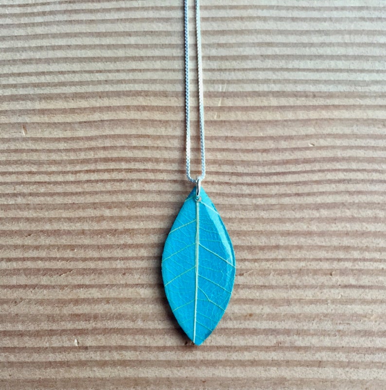 Handmade Leaf Pendant-Medium