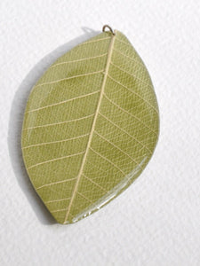 Handmade Leaf Pendant- Large