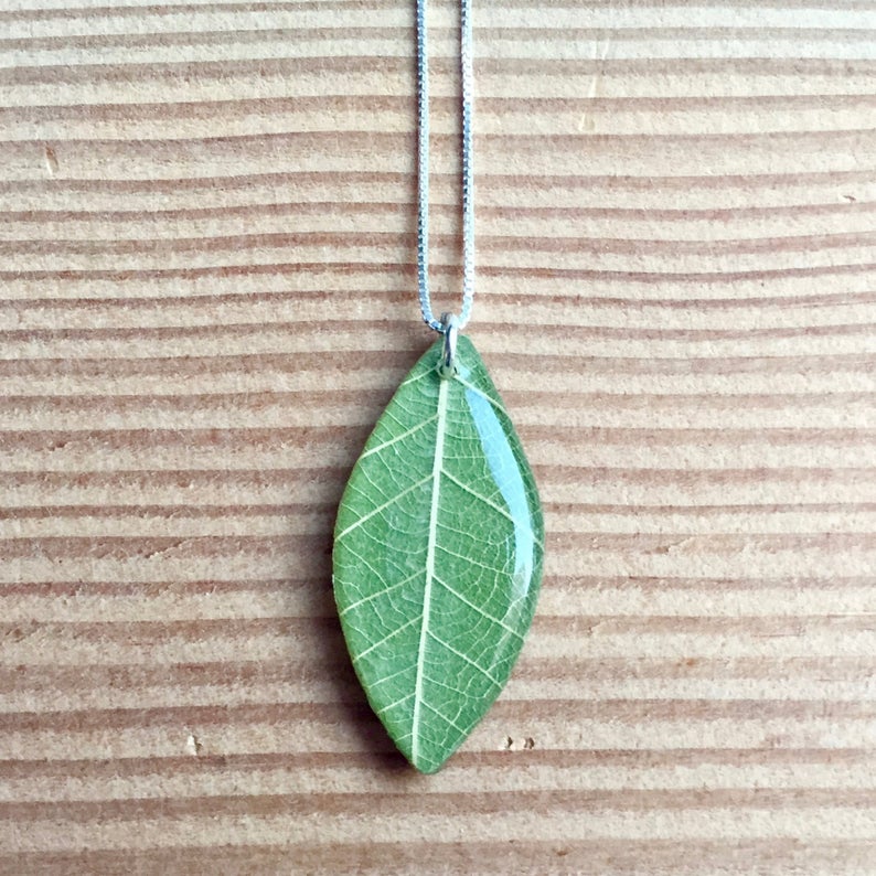 Handmade Leaf Pendant-Medium