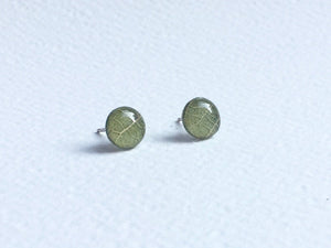 Leaf Stud Earrings-Small