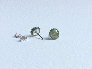 Leaf Stud Earrings-Small