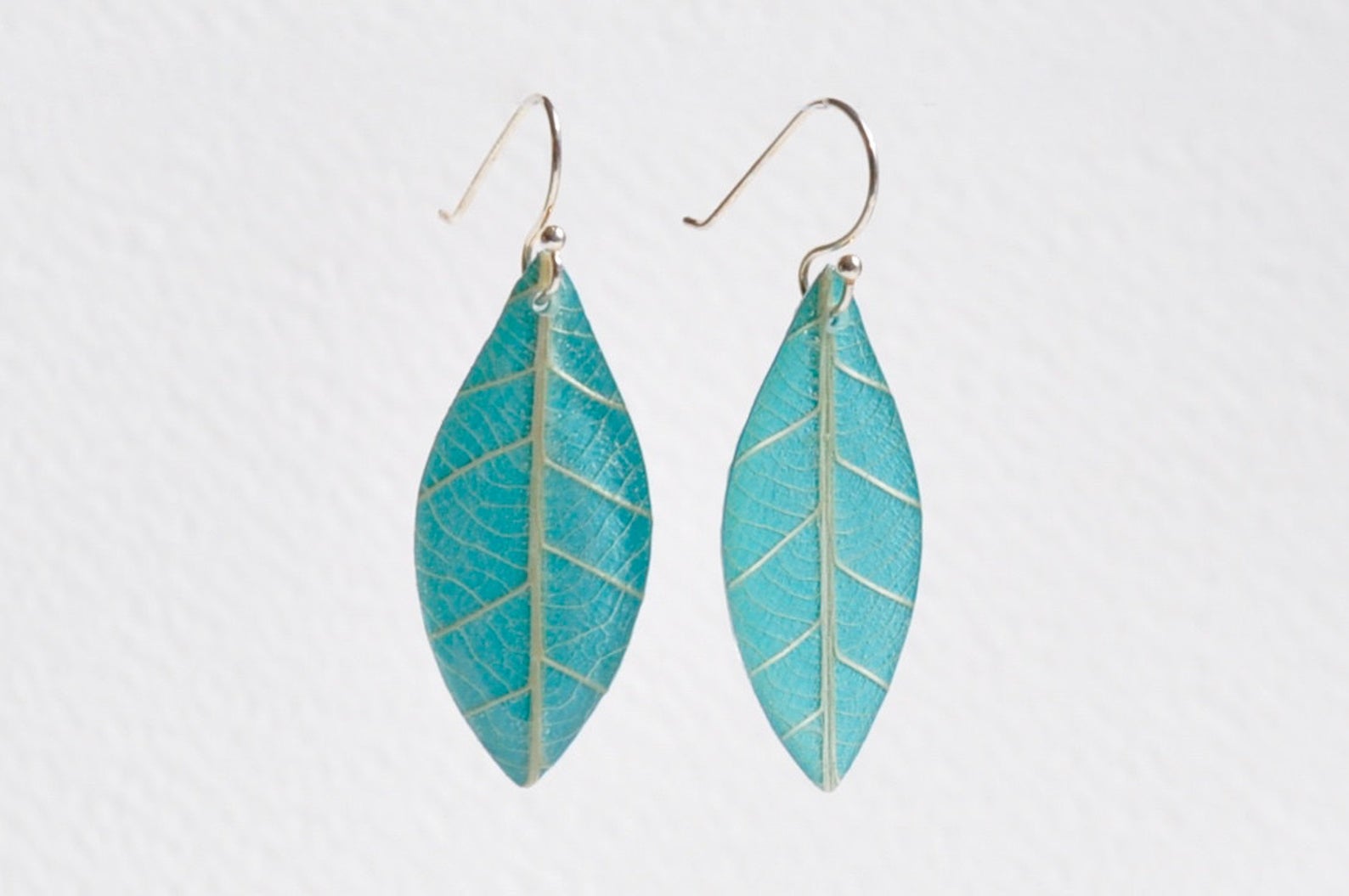 Leaf shaped deals earrings