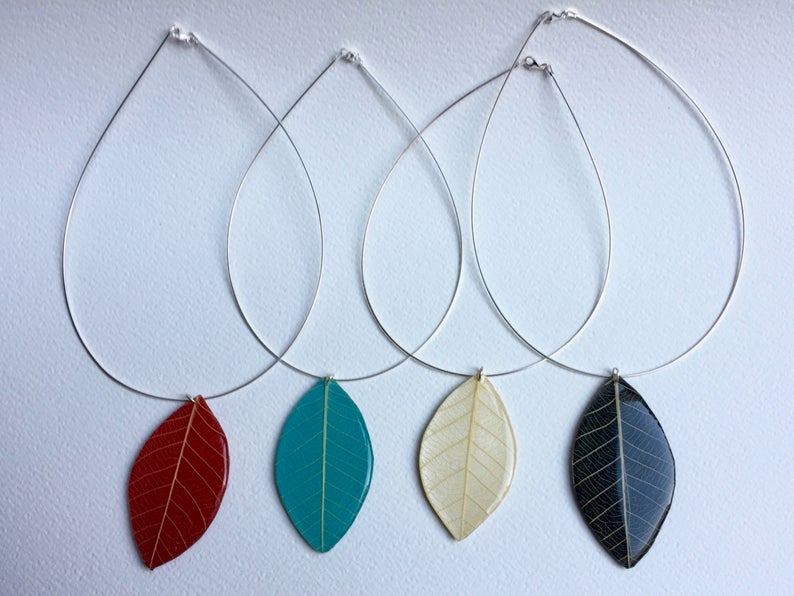 Handmade Leaf Pendant-Large