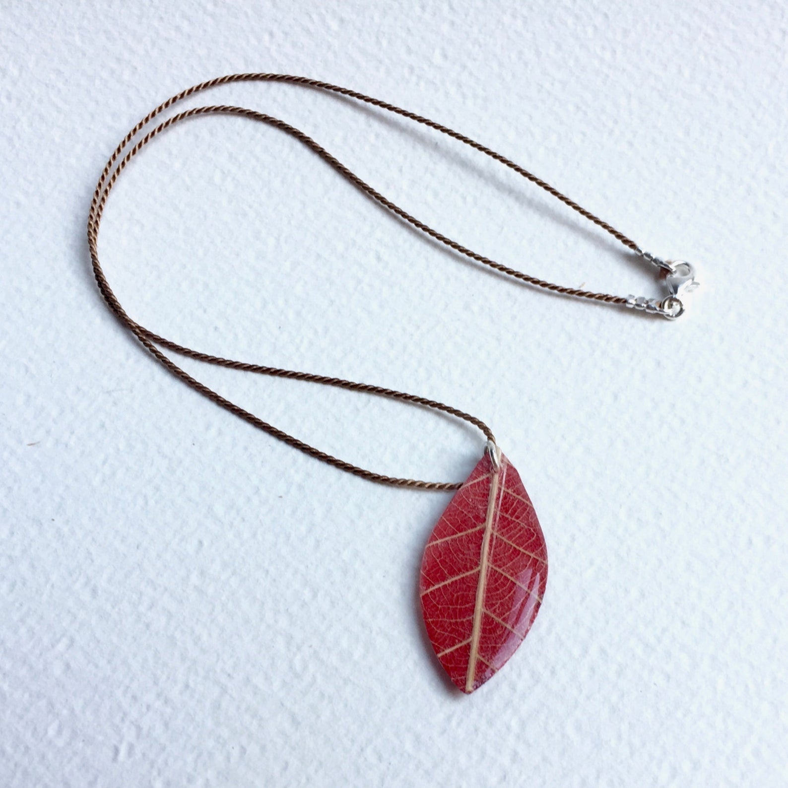 Handmade Leaf Pendant-Medium
