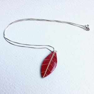 Handmade Leaf Pendant-Medium