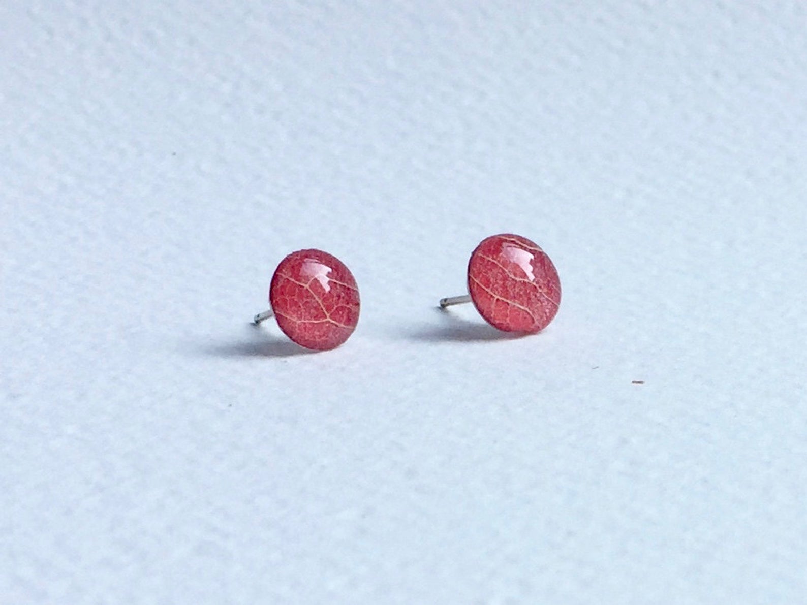 Leaf Stud Earrings-Small