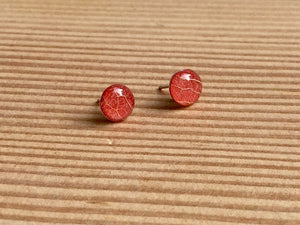 Leaf Stud Earrings-Small