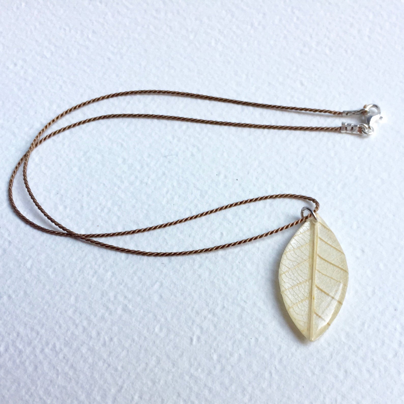Handmade Leaf Pendant-Medium