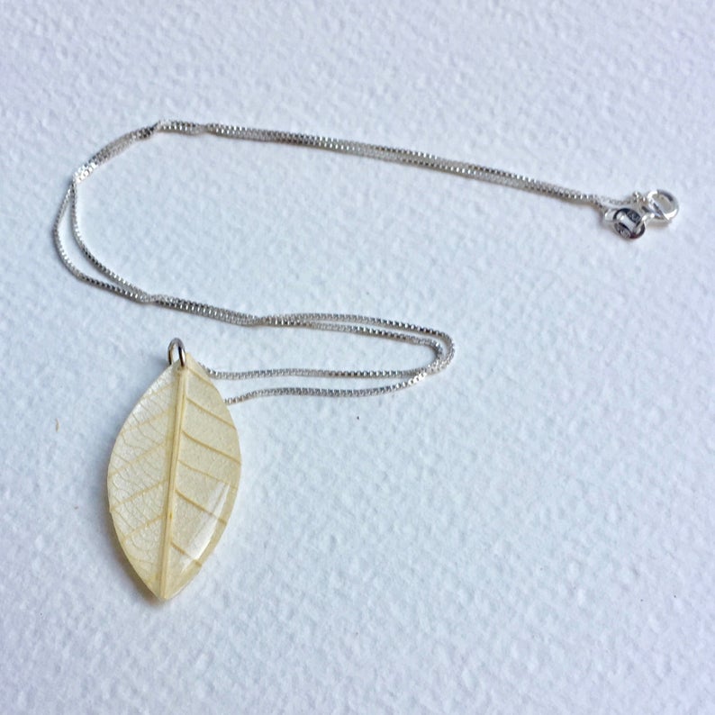 Handmade Leaf Pendant-Medium